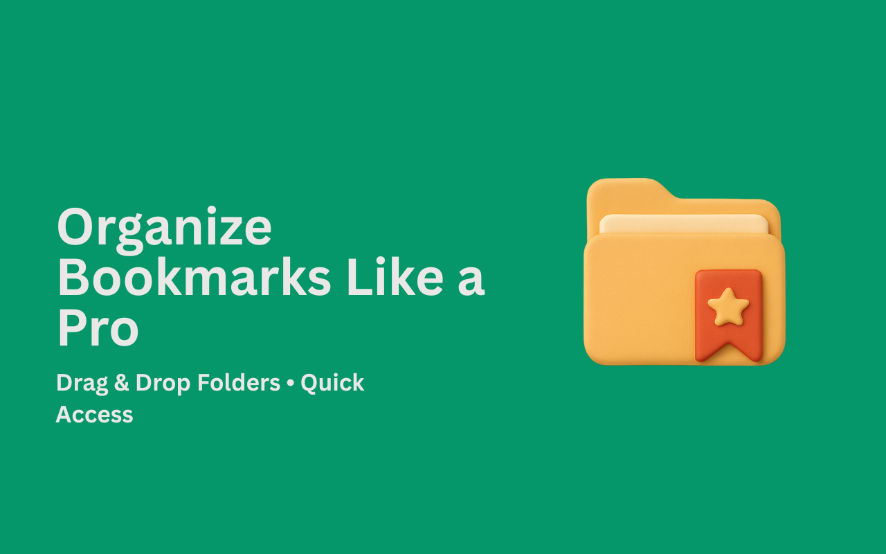 Intelligent Bookmark Organization