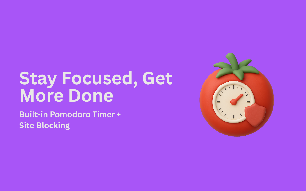 Pomodoro Timer & Focus Mode